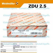100pcs Weidmuller Shrapnel terminal ZDU 2.5 1608510000