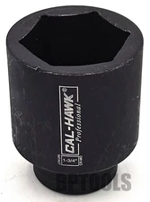 1-3/4" Deep Impact Spindle Socket 3/4" Drive 6-Point Axle Nut Socket CR-MO