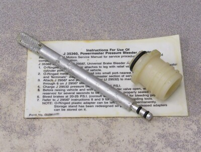 #ad Kent Moore J 35360 Powermaster Brake Pressure Bleeder Adapter Tool Set $12.99