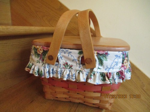 Longaberger Timeless Memory Basket Set & Lid Mother's Day *shipping included!* - Picture 9 of 15