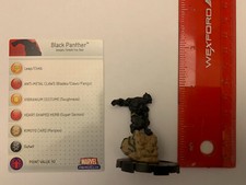 HeroClix - Marvel - Black Panther w/Card - Avengers 024 - Uncommon Legacy