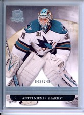 2011-12 Upper Deck The Cup Antti Niemi 72 /249 San Jose Sharks QTY