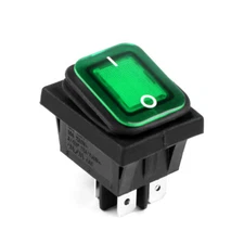 3X GREEN SINGLE POLE TOGGLE LIGHT INDICATOR SWITCH 16A 240V IP65 ON/OFF A310A