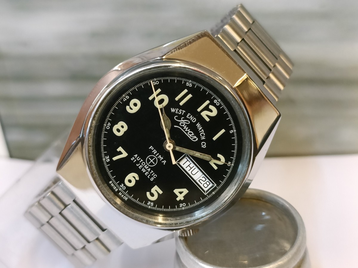 WEST END WATCH CO. SOWAR PRIMA 21J AUTOMATIC K.4457 SWISS