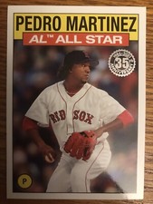2021 Topps Series 2 1986 35th Anniversary AL All-Star Pedro Martinez Red Sox