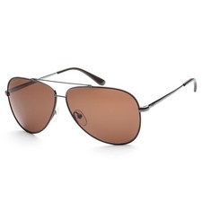 Ferragamo Women's 60mm Gunmetal Cocoa Sunglasses SF131S-6010067