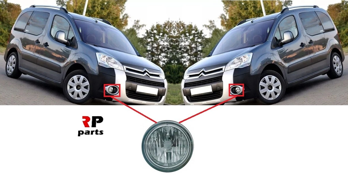 Faro Antiniebla Delantero AUTORCE Para Citroën Berlingo, C3, C4, C5, Xsara, Compatible Con Referencia 6208Y2 Y 6208F9