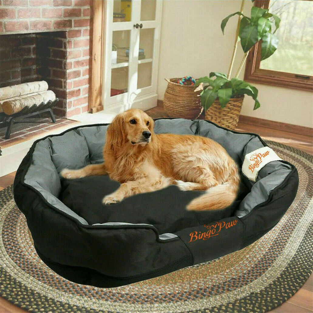 Thicken XXL Orthopedic Pillow Sofa Dog Bed Pet Cushion Mat Pad Water Resistant