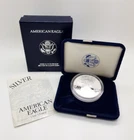 2001- W American Eagle Proof Silver Dollar w/Box & COA
