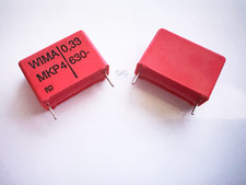 2PCS MKP4 0,33 WIMA 330nF 630V 20 Metallized Polypropylene Capacitor PCM 22.5mm