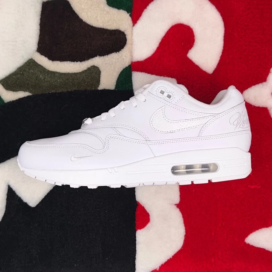 Taille 10,5   Nike Air Max 1 '87 SP Supreme Triple Blanc