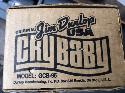Jim Dunlop CRYBABY Original GCB95 CRY BABY Wah Guitar Effect Pedal