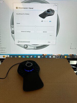 3DCONNEXION SpaceMouse Pro Wireless 3D Mouse 3DX-600047