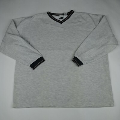 BUGLE BOY Vintage Pullover V-Neck Sweatshirt Sweater Men's Size XL Casual