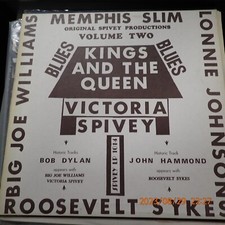 NM Kings And The Queen Vol Two Bob Dylan Memphis Slim Spivey Records ‎LP1012