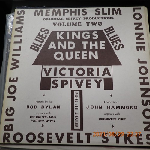 NM Kings And The Queen Vol Two Bob Dylan Memphis Slim Spivey Records ‎LP1012 - Picture 1 of 4