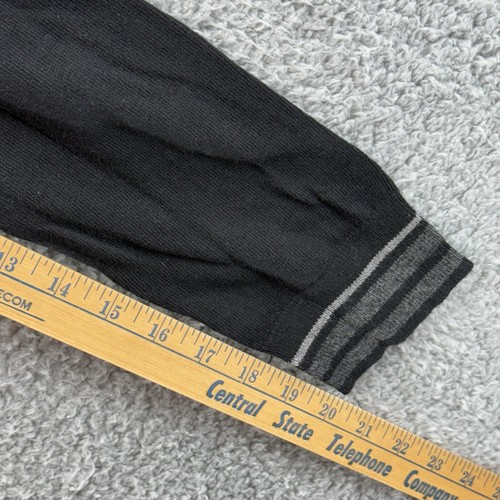 Giacca felpa Calvin Klein uomo L nera atletica full zip misto cashmere - Foto 6 di 9