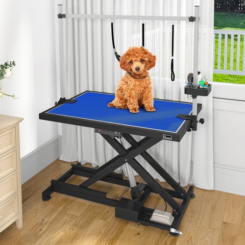 50" Electric XLift Hydraulic Dog Grooming Table Adjustable Pet