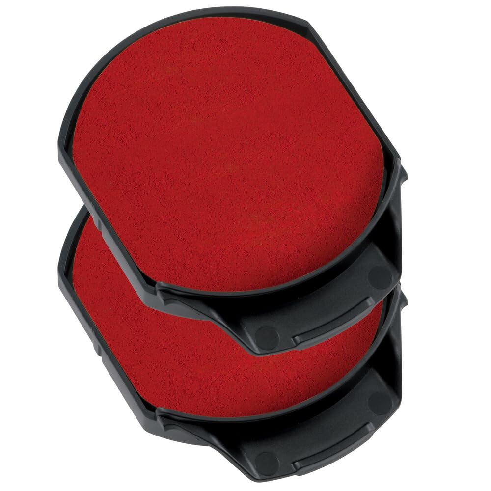 Trodat Replacement Ink Pads 6/15 - Pack of 2 - Red Ink - For The Professional 52