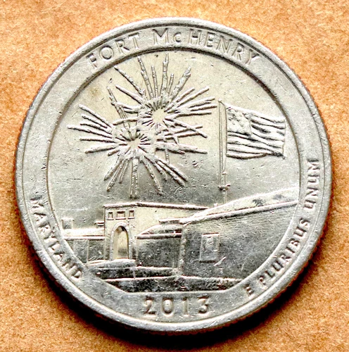 2013 D Fort McHenry Maryland America the Beautiful quarter