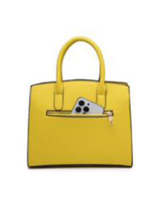 Luxie Collection Fashion BROWN Padlock Handbag & Wallet Set  display picture 3