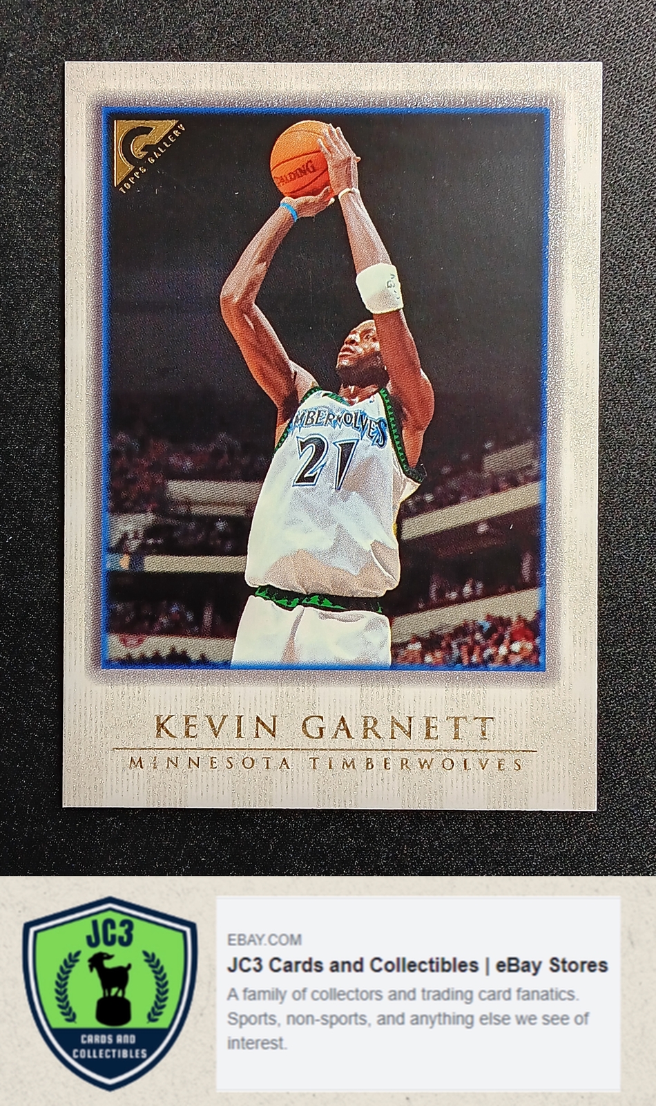 1999-00 Topps Gallery #50 Kevin Garnett - Minnesota Timberwolves