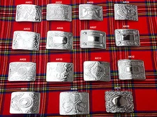 Scottish Kilt Belt Buckle In 15 Designs - Kilts Belts Buckle