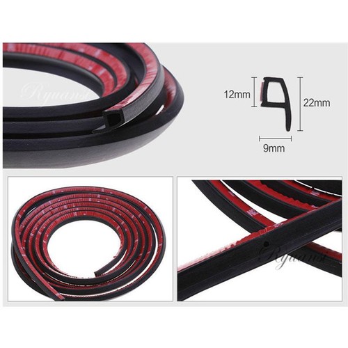 P-Shape Rubber Car Door Seal Strip Hollow Edge Guard Weatherstrip Universal - Bild 2 von 6