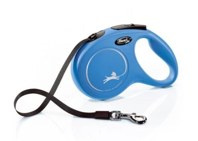 FLEXI Nueva Correa Automática Clásica M Para Perros Hasta 25 KG Cuerda 5 M Negra - Imagen 1 de 4