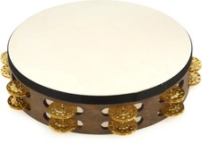Meinl Percussion Vintage Goatskin Tambourine - Walnut Brown