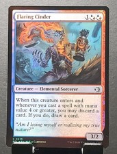 MTG 0225 FLARING CINDER Lorwyn Eclipsed Foil common card⚔️NM/MT