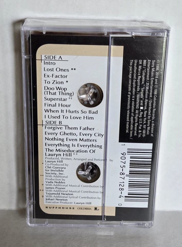 The Miseducation of Lauryn Hill by Lauryn Hill Cassette Tape**Sealed, Brand New* - Image 2 of 3