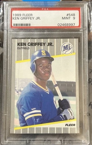 1989 Fleer RC Ken Griffey Jr. #548 ~ PSA 9 MINT - Rookie