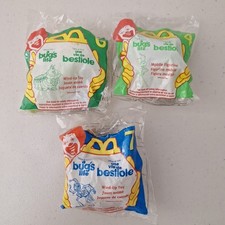 NEW Vintage 1998 McDonald  s Disney Pixar A Bug  s Life Happy Meal Toys Set of 3