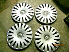 4 x VW PASSAT GOLF TOURAN CADDY RADKAPPE RADZIERBLENDE 16 ZOLL 3C0601147B