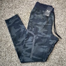 NEW Men's Under Armour UA Elite Black 002 Camo Cargo Pants Medium MSRP 110