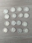 Lot Of 16 90% Roosevelt Silver Dimes Coins 1946 - 1949 Including 1946D