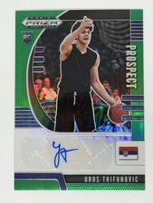 Uros Trifunovic 2020 Panini Prizm Draft Picks #PA-UT Prospect Autographs Green