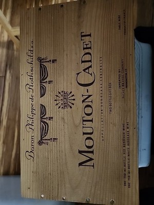 Baron Philippede Ðe Rothschild Empty Wine Wooden Box