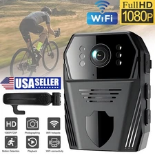 Police Body Camera 1080P Video DVR Clip IR Night Cam Worn Bodycam WIFI Camcorder