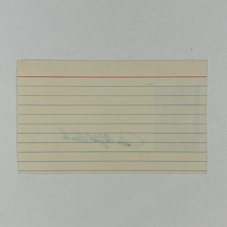 Jim Catfish Hunter Autograph Signed Index Card 3x5 Athletics HOF JSA COA - Image 3 of 4