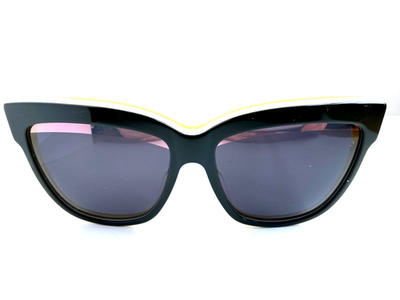 Christian DIOR DIORGraphic 39C48 White Cat Eye Oversized  display picture 1