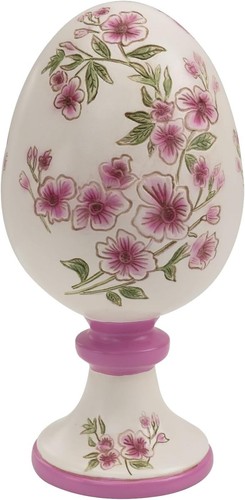 9.8 Inch Easter Spring Decorations for Home, Large Resin Decorative White