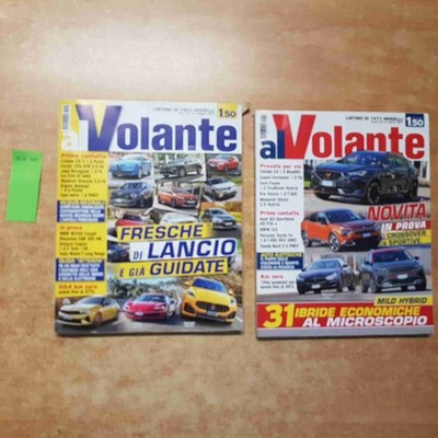 2 RIVISTE AL VOLANTE 2021/2022 MILD HYBRID IBRIDE AUTO ELETTRICHE BMW RENAULT