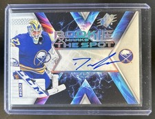 2023-24 SPx Devon Levi X Marks the Spot Rookie Auto RC #XMR-DL