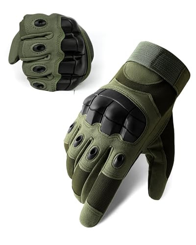 Men’s and Women’s Full Finger Touchscreen Motorcycle Gloves for Biking