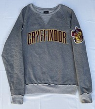 Harry Potter Gryffindor Sweatshirt Small Gray Universal Studios Official