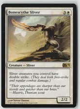 Bonescythe Sliver [Foil] Prices | Magic M14 | Magic Cards