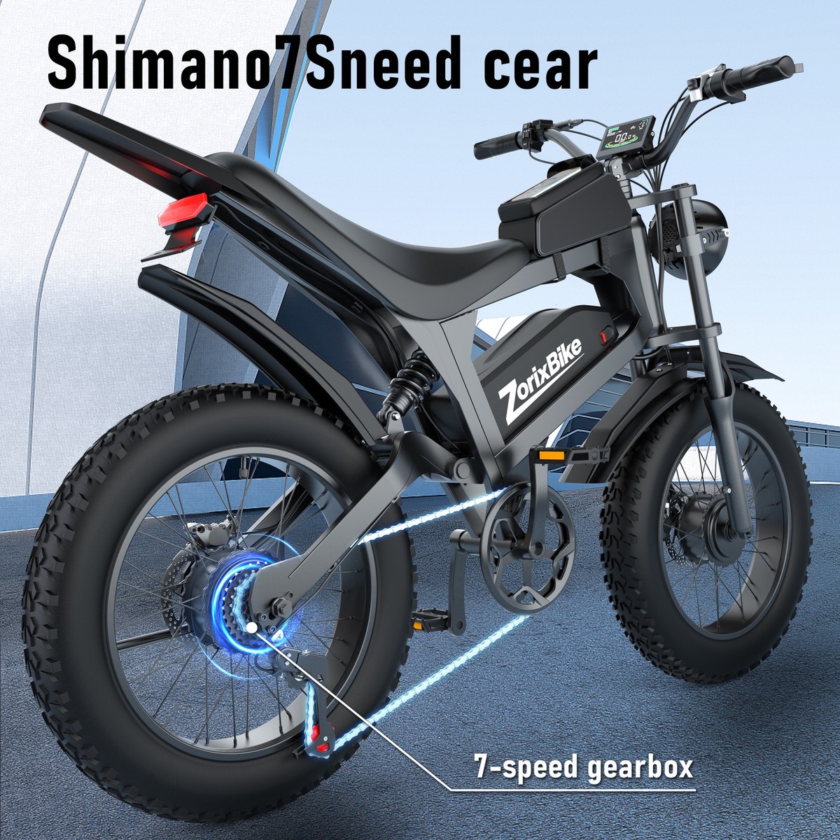 「Motostar折りたたみ式E-Bike Ebike for Adult 3000W 33Mph Electric Bicycle 20