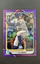2024 Bowman Chrome - Prospects Juan Baez #BCP-160 Purple Mojo Refractor /250
